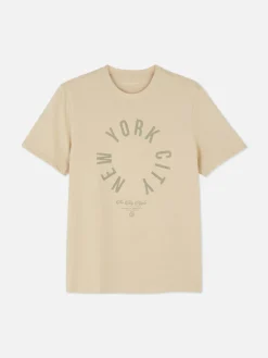 T-shirt Met Print New York City
