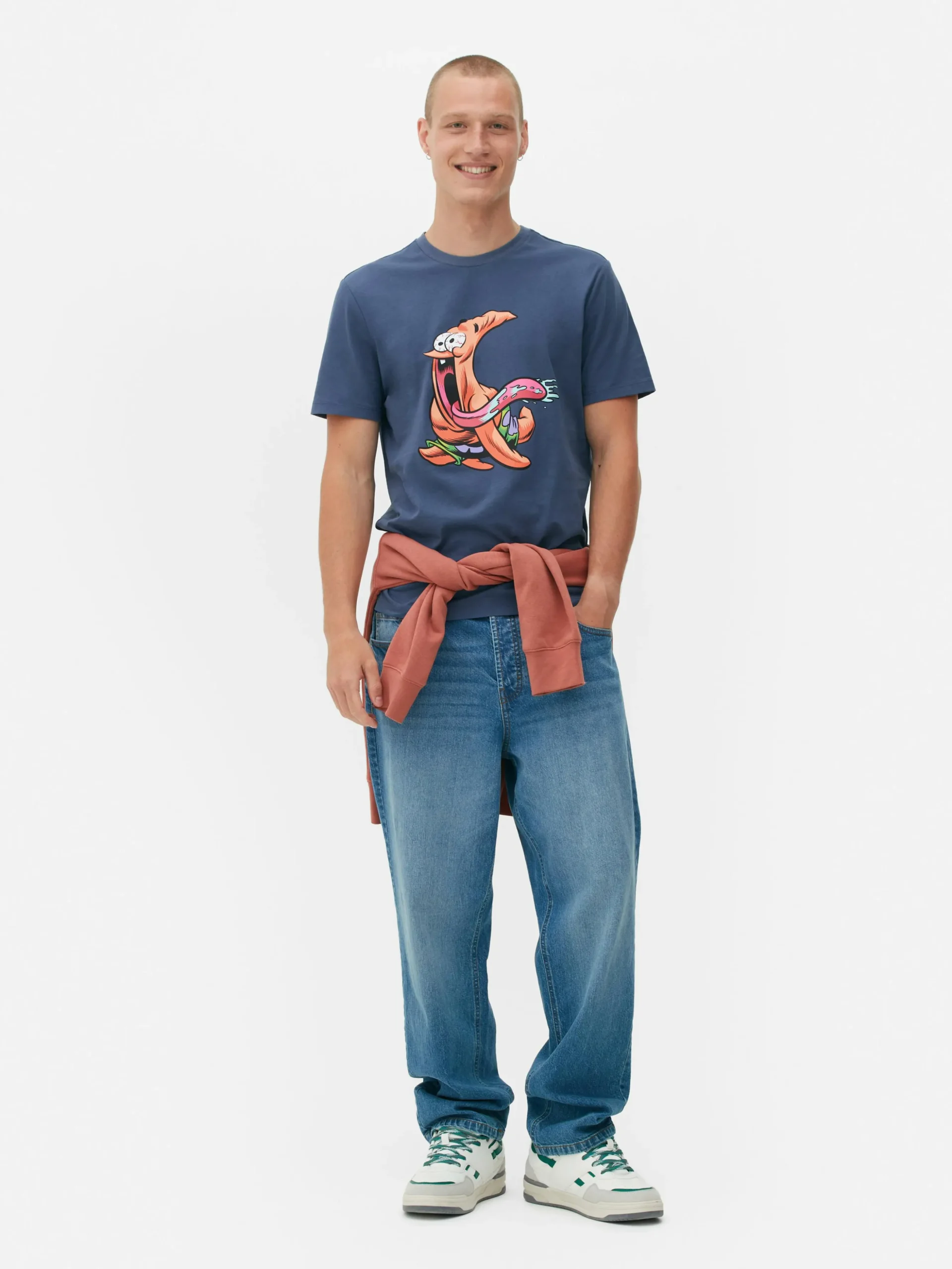 T-shirt Met Print SpongeBob SquarePants Patrick