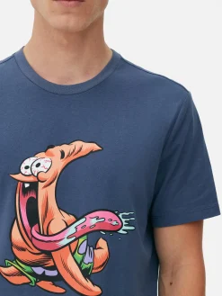 T-shirt Met Print SpongeBob SquarePants Patrick