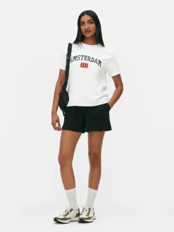 T-shirt Met Relaxte Pasvorm En Print