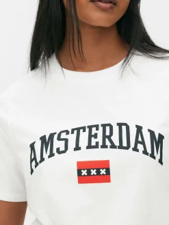 T-shirt Met Relaxte Pasvorm En Print