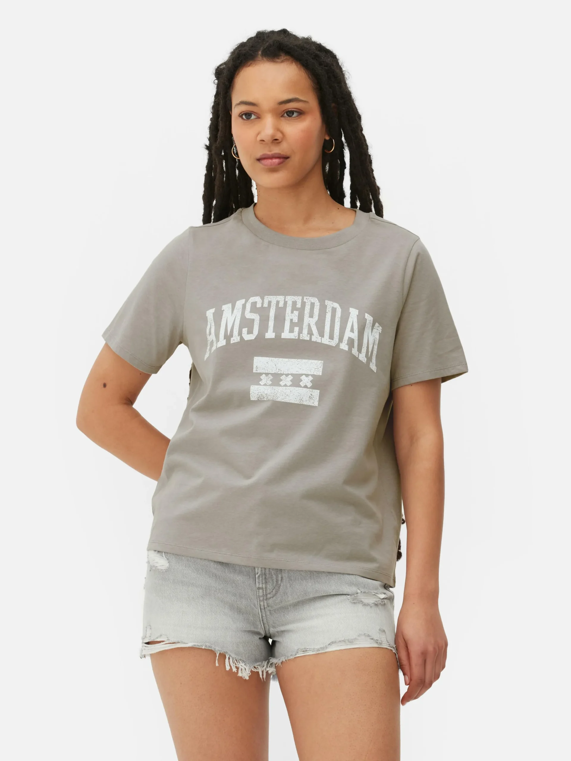 T-shirt Met Relaxte Pasvorm En Print