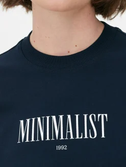 T-shirt Met Relaxte Pasvorm En Print