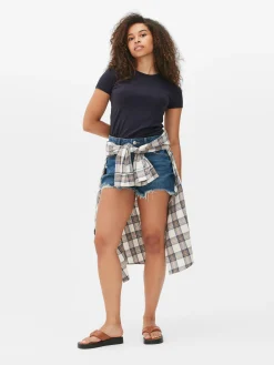 T-shirt Met Ronde Hals En Stretch