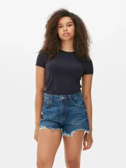 T-shirt Met Ronde Hals En Stretch