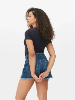 T-shirt Met Ronde Hals En Stretch