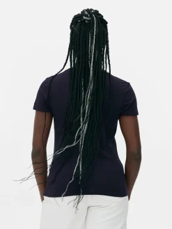 T-shirt Met Ronde Hals En Stretch