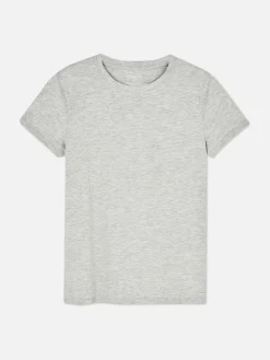 T-shirt Met Ronde Hals En Stretch