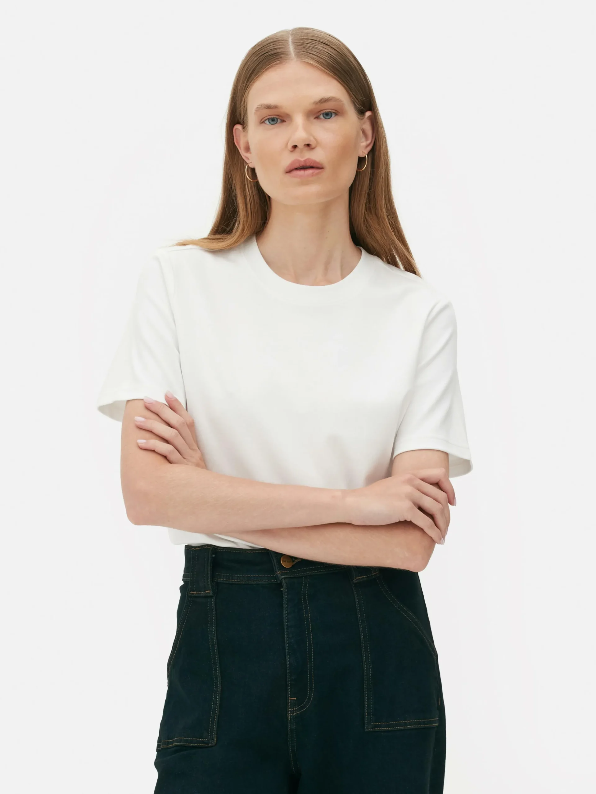 T-shirt Met Ronde Hals The Edit