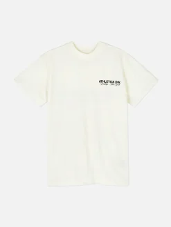 T-shirt Met Sportieve Print En Korte Mouw
