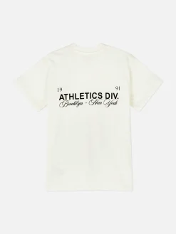 T-shirt Met Sportieve Print En Korte Mouw
