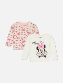 T-shirts Met Lange Mouwen Disney's Minnie Mouse , Set Van 2