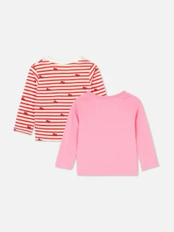 T-shirts Met Lange Mouwen Hello Kitty, Set Van 2