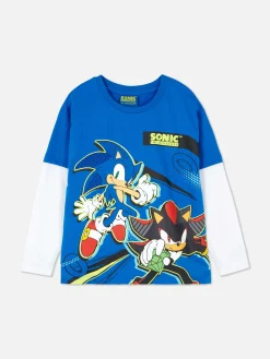 Tweekleurig T-shirt Sonic The Hedgehog