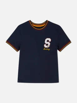 Varsity T-shirt Met Korte Mouwen
