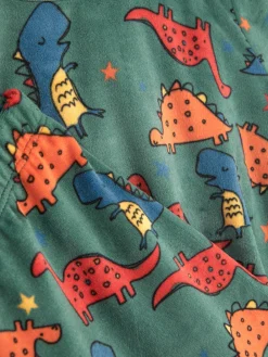 Velours Pyjama Met Print