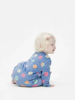 Velours Pyjama Met Print