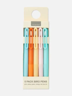 Verschillende Balpennen, Set Van 5
