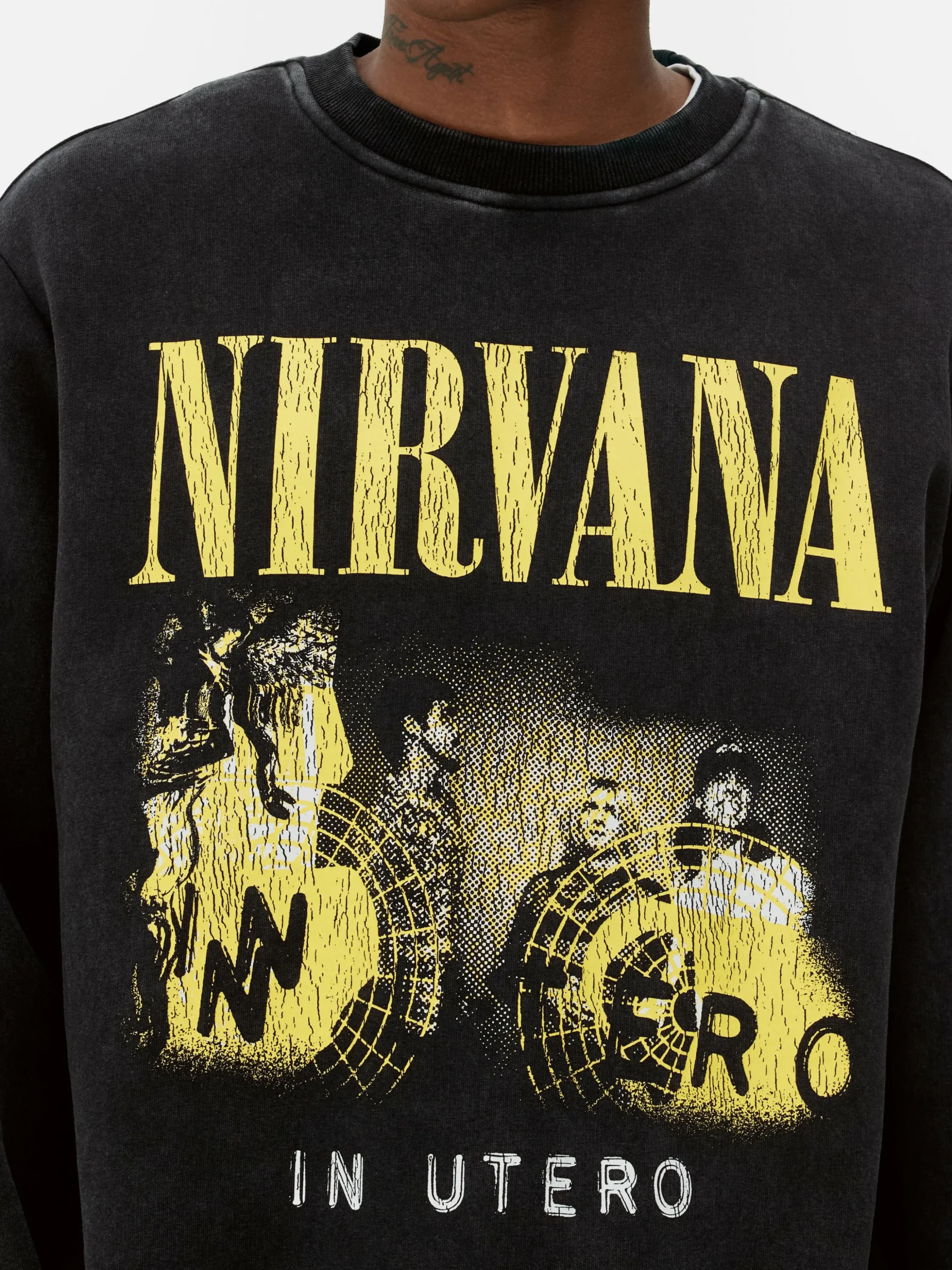 Verwassen Sweatshirt Nirvana