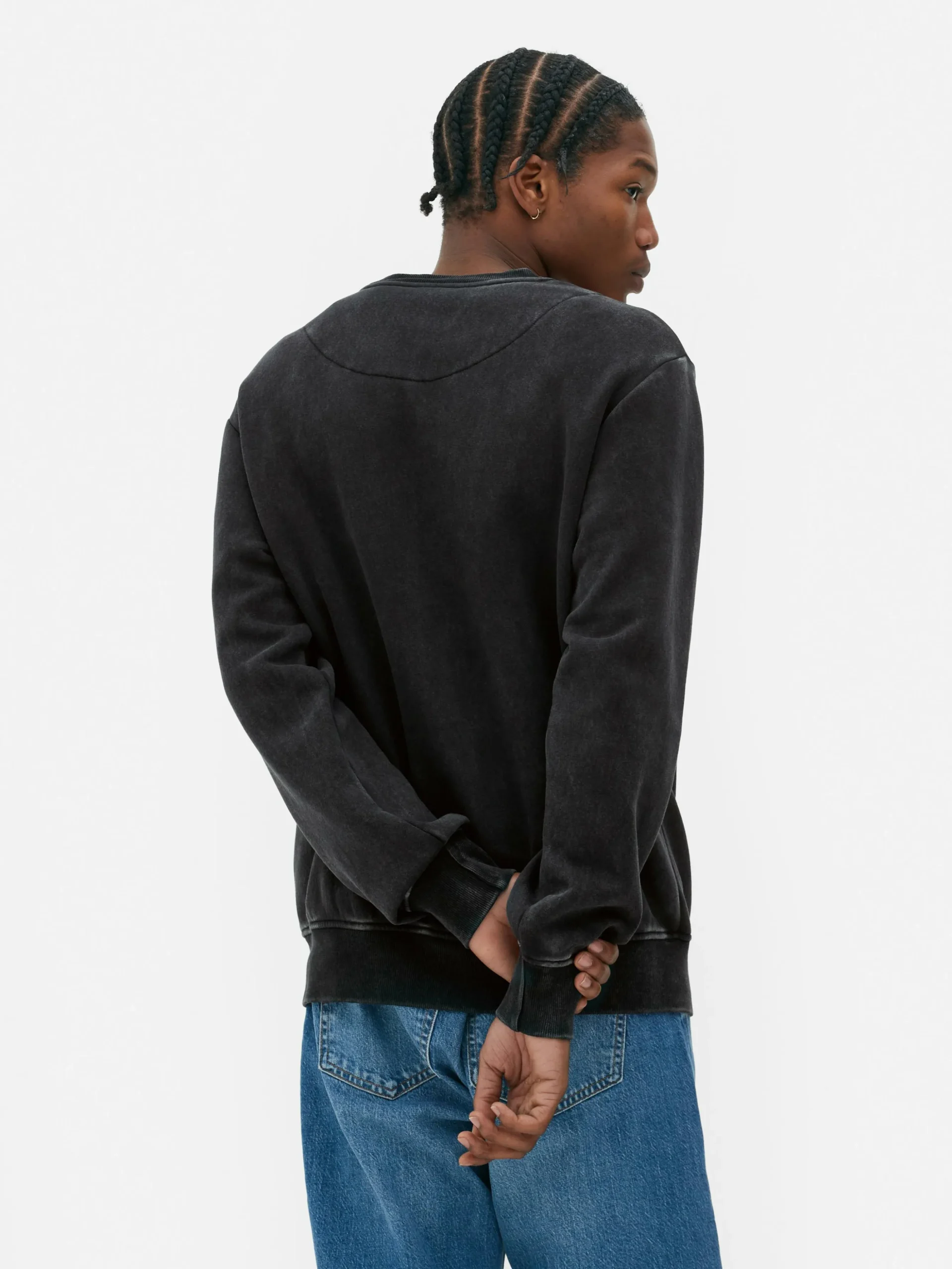 Verwassen Sweatshirt Nirvana