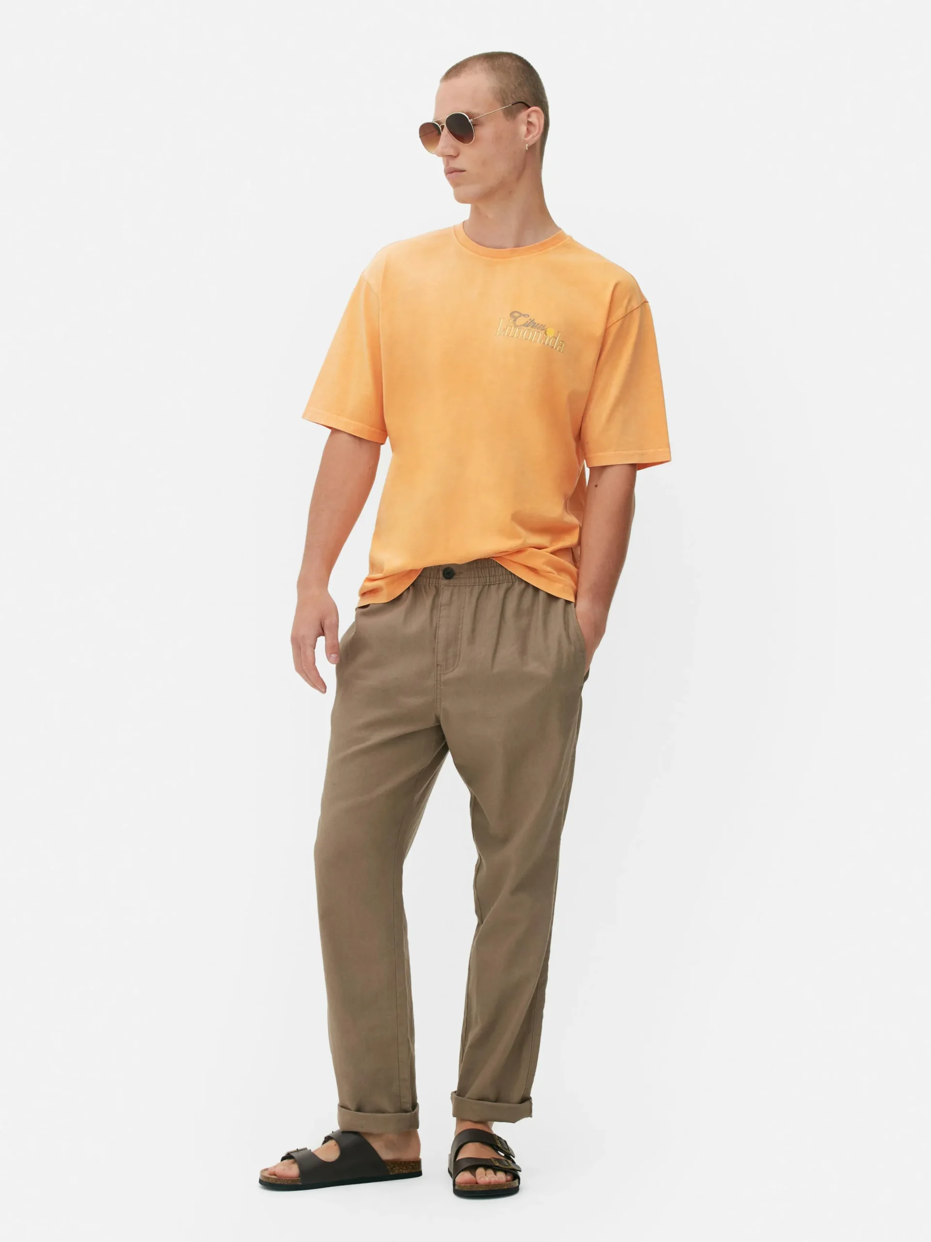 Verwassen T-shirt Citrus Limonada
