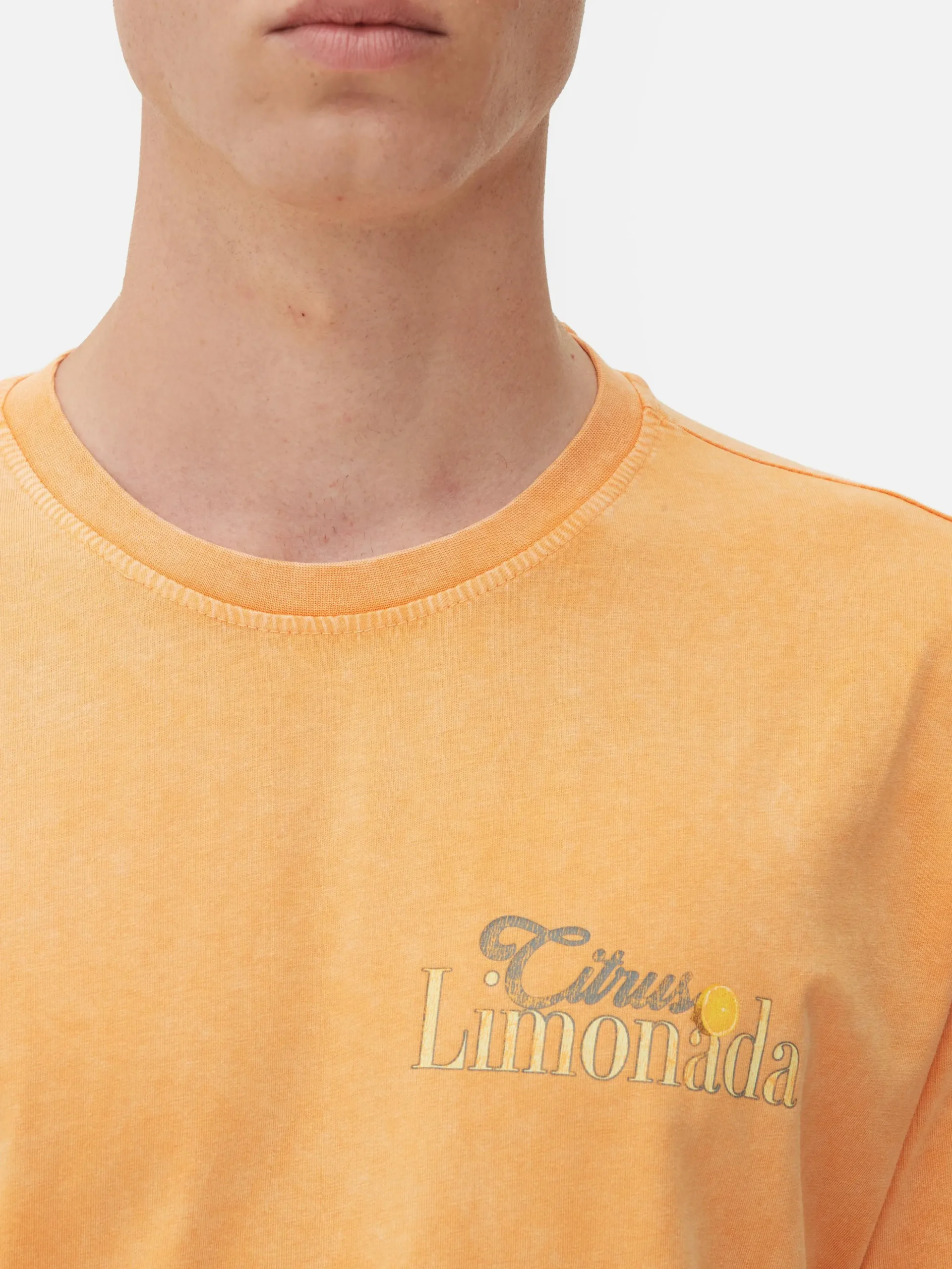 Verwassen T-shirt Citrus Limonada