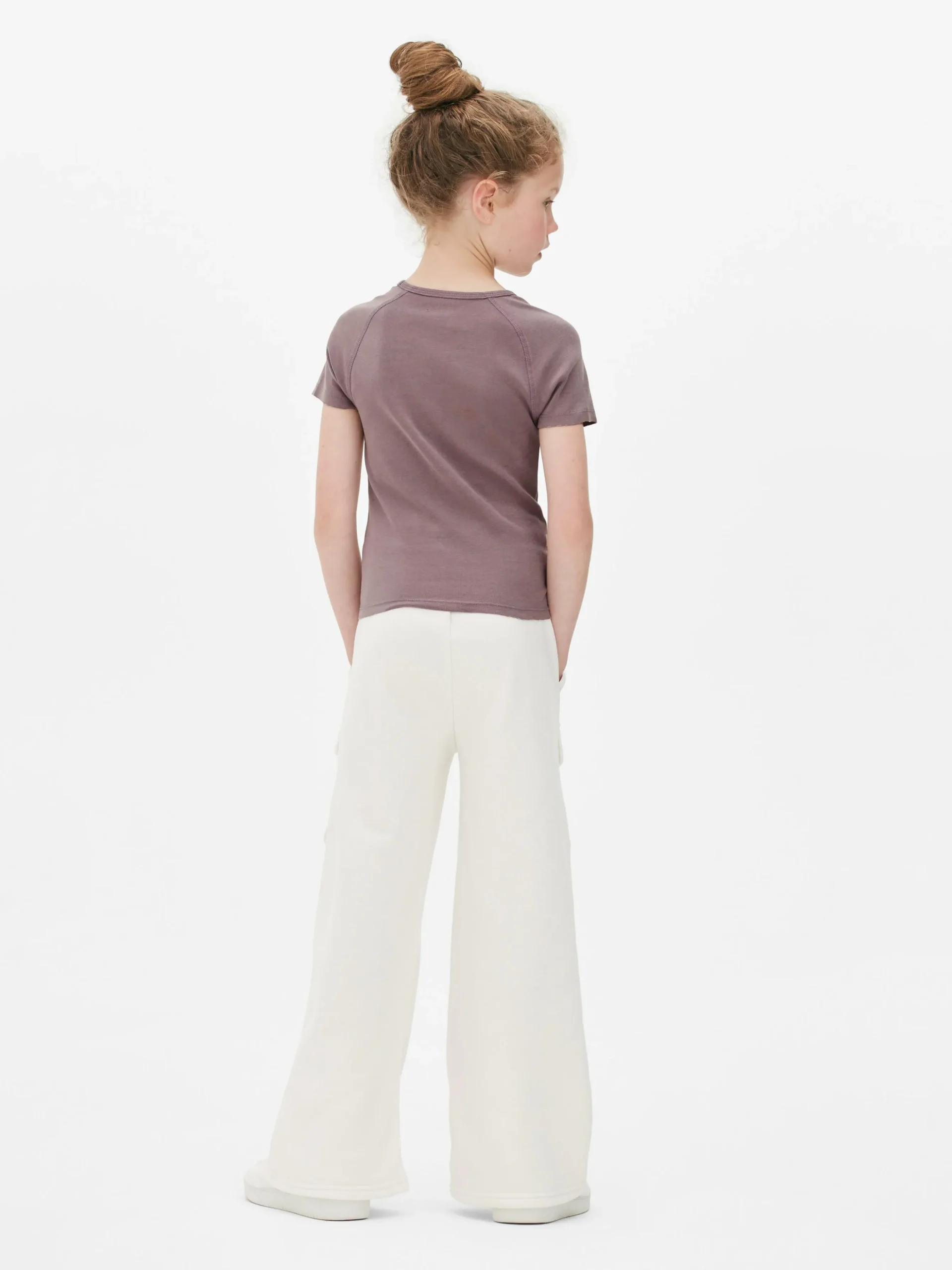 Verwassen T-shirt Met Vlinderprint
