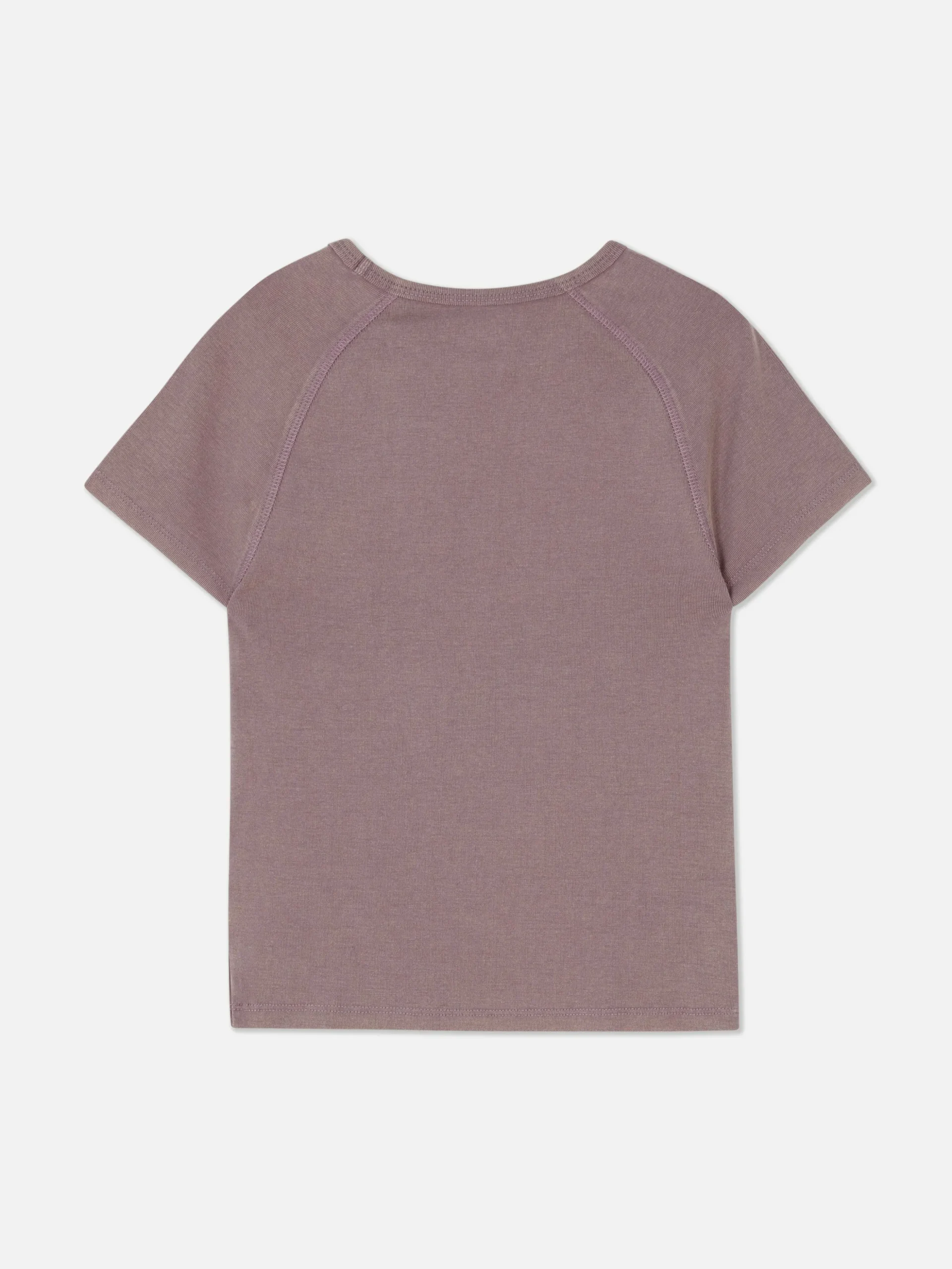 Verwassen T-shirt Met Vlinderprint