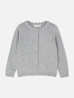 Vest Met Knoopsluiting En Geschulpte Rand
