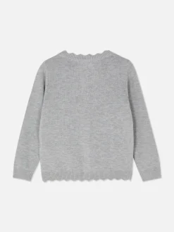 Vest Met Knoopsluiting En Geschulpte Rand