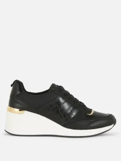 Vetersneakers Met Sleehak