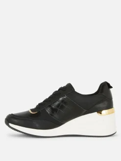 Vetersneakers Met Sleehak