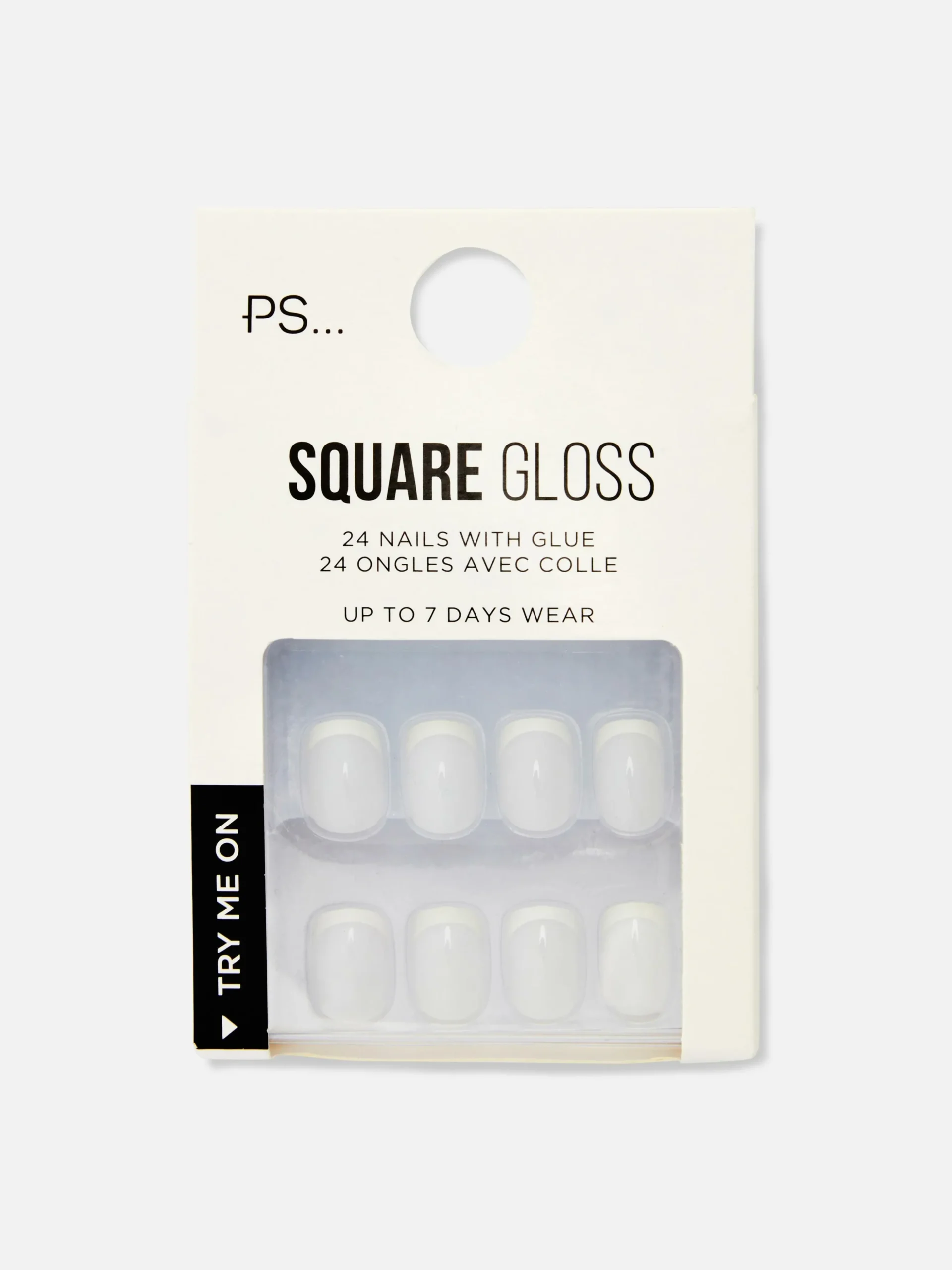 Vierkante Glanzende Kunstnagels PS...