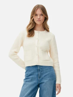 Wafelgebreid Vest