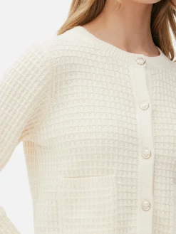Wafelgebreid Vest