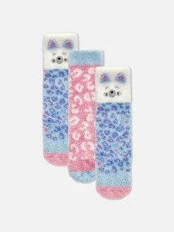 Warme Sokken Met Dierenprint, 2 Paar