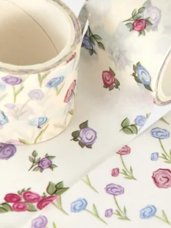 Washi-tape Met Bloemenprint, Set Van 2
