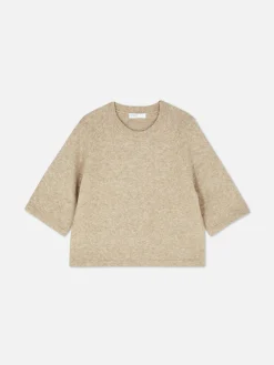 Wijdvallend Gebreid T-shirt