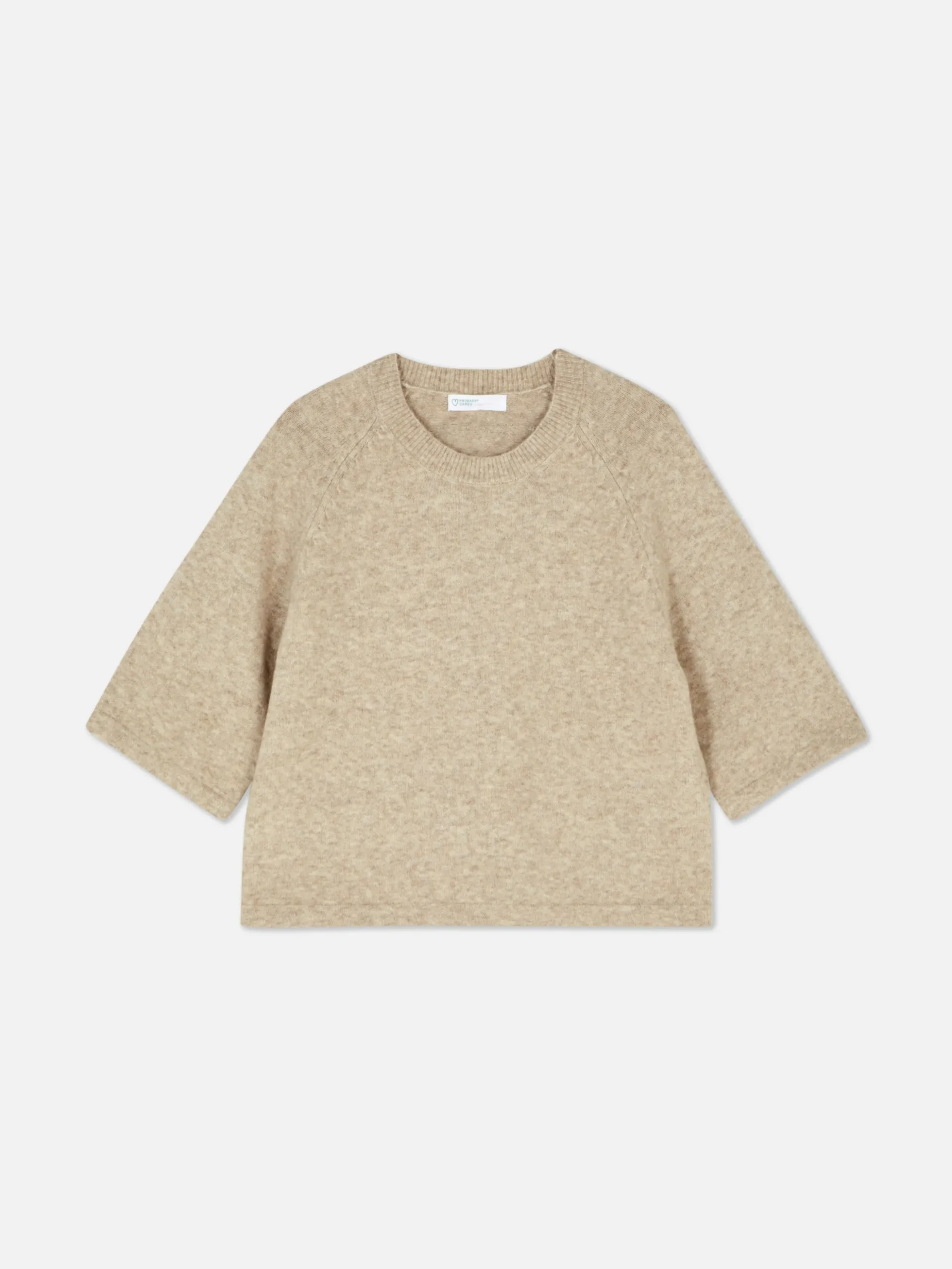 Wijdvallend Gebreid T-shirt