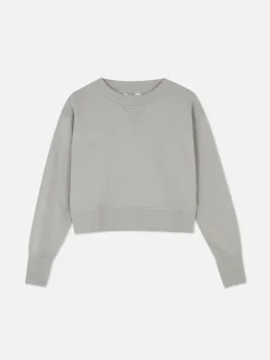 Wijdvallend Sweatshirt Met Ronde Hals