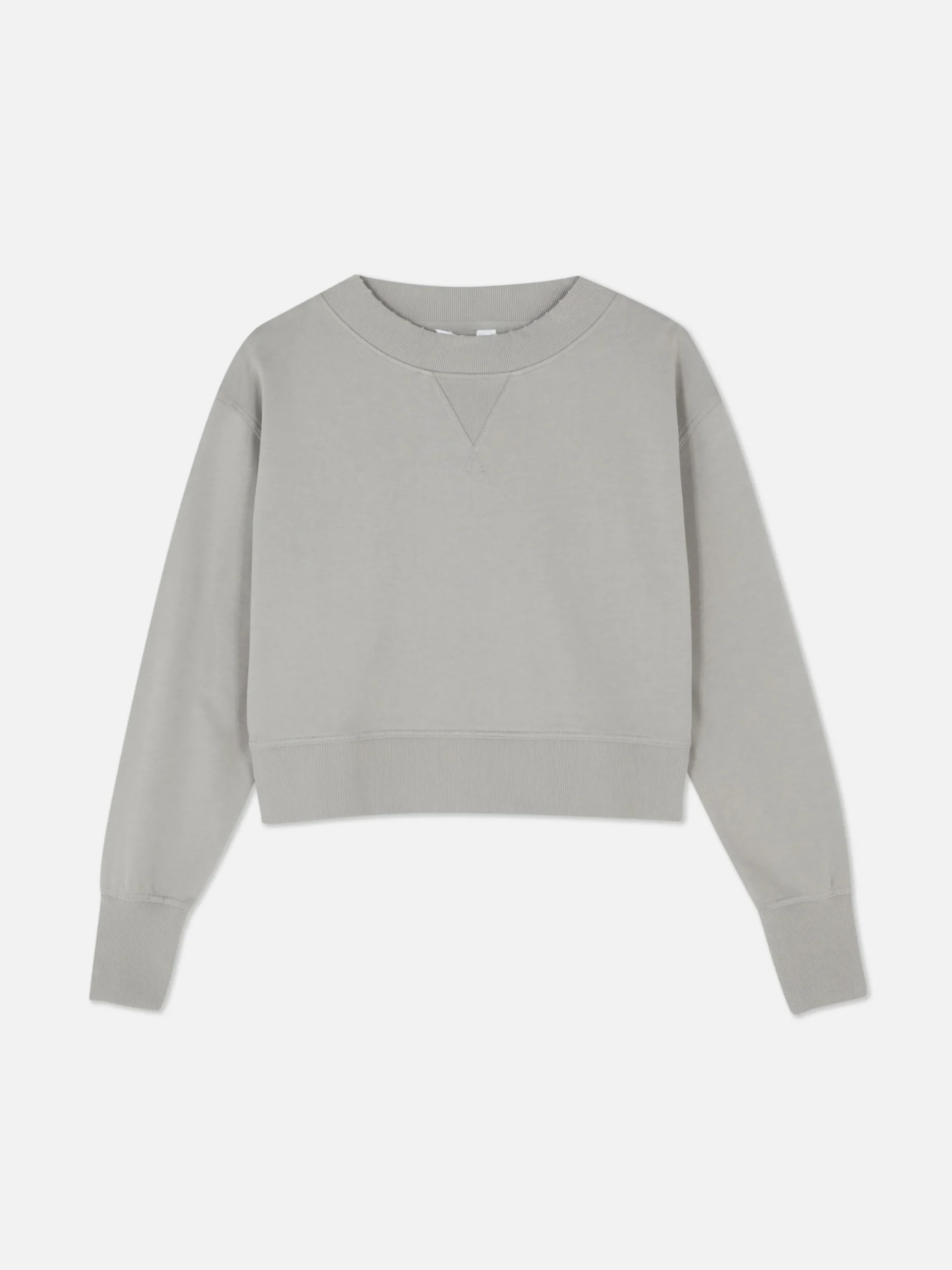 Wijdvallend Sweatshirt Met Ronde Hals