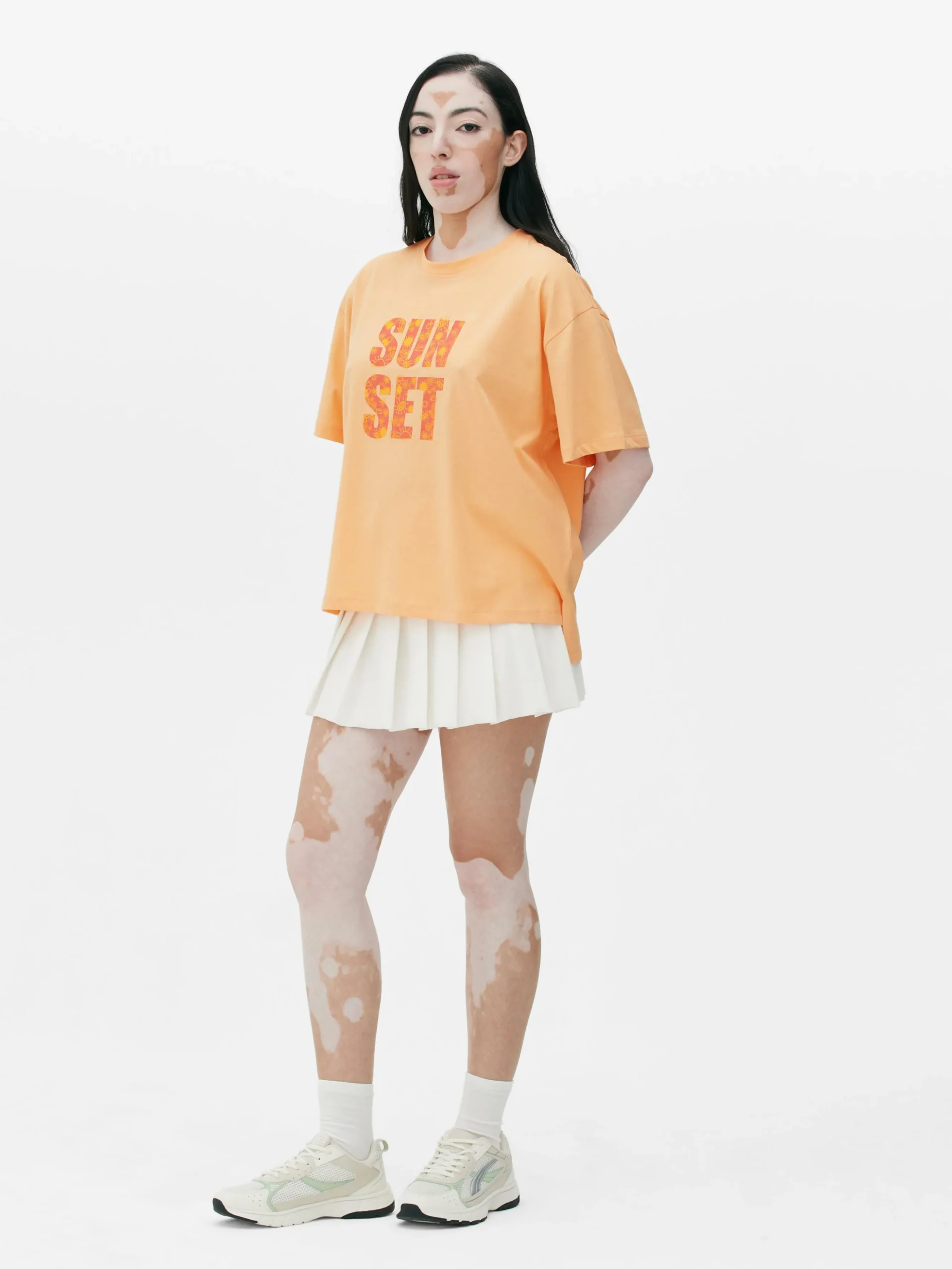 Wijdvallend T-shirt Met Grafische Print
