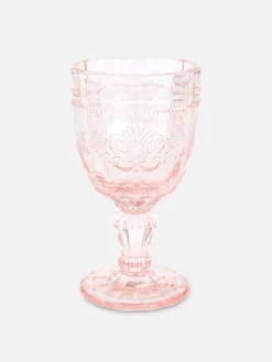 Wijnglas Met Reliëf