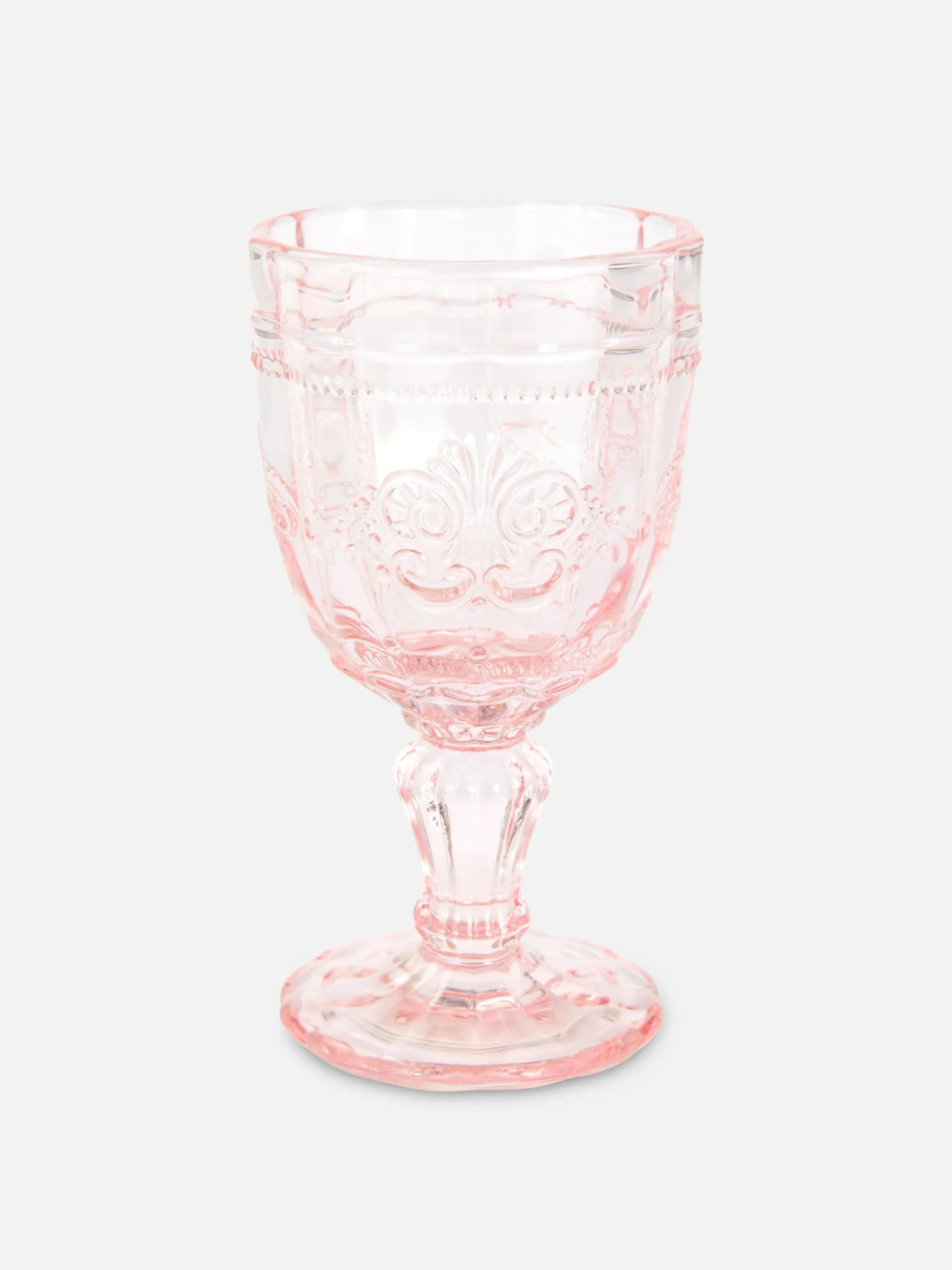 Wijnglas Met Reliëf