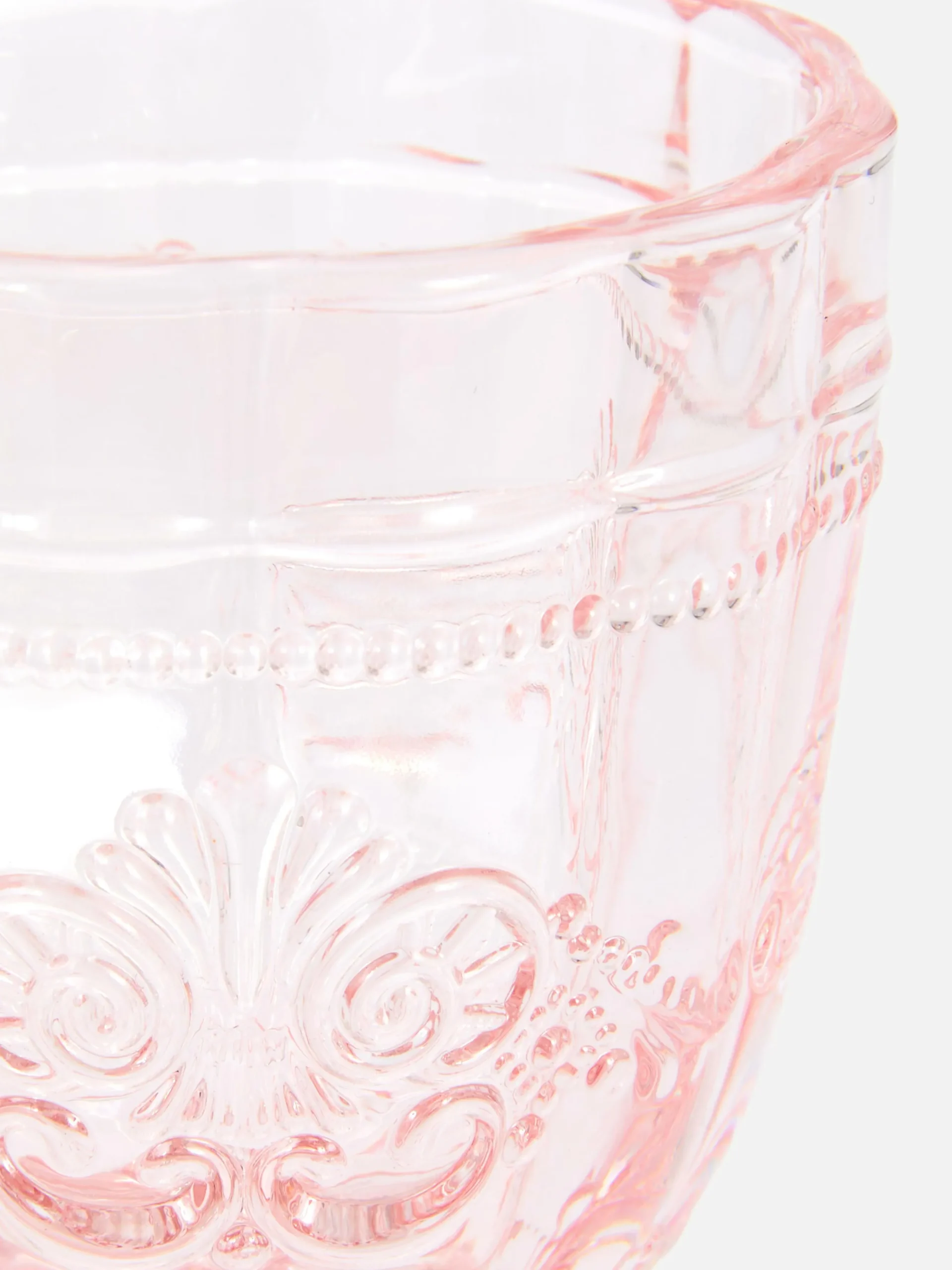Wijnglas Met Reliëf