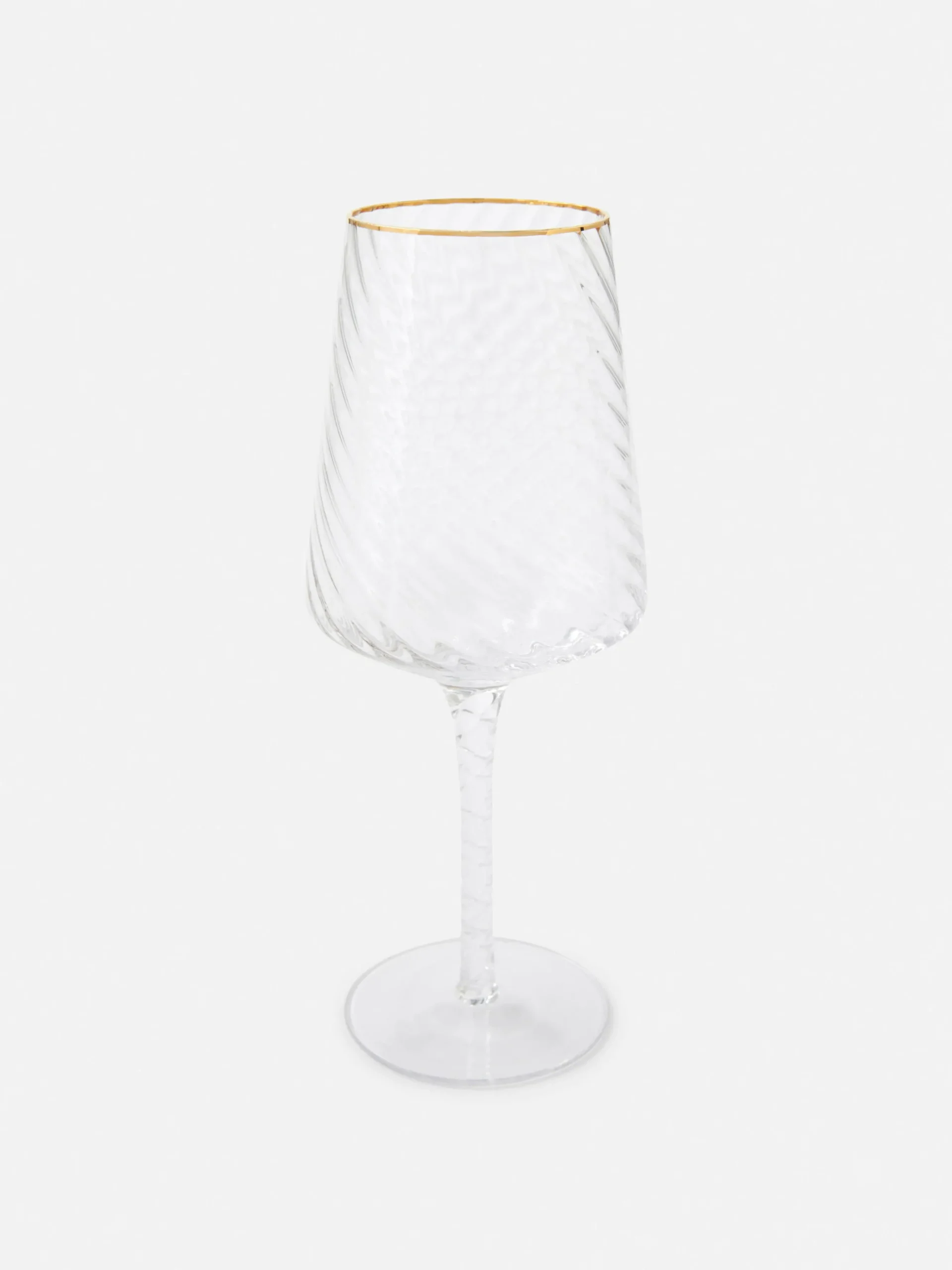 Wijnglas Met Swirl-effect