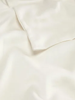 Witte Satijnen Kussenslopen, Set Van 2