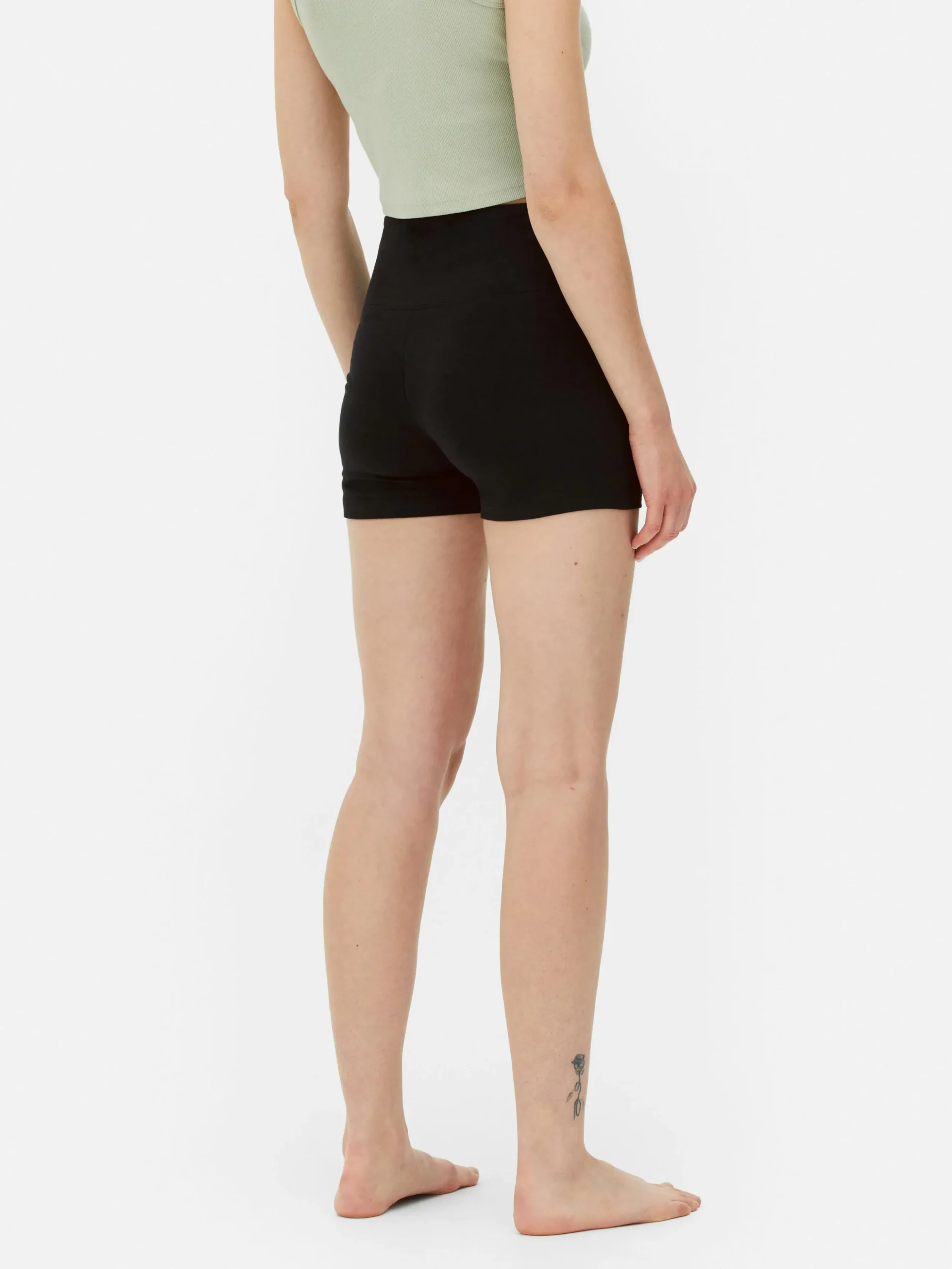 Yogashort Met Hoge Taille, Set Van 2