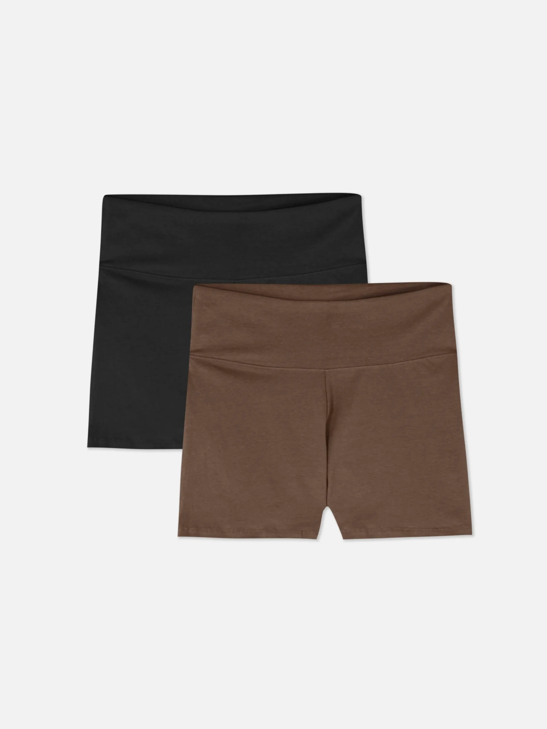 Yogashort Met Hoge Taille, Set Van 2
