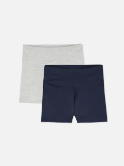 Yogashort Met Hoge Taille, Set Van 2
